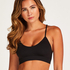 Bralette sin costuras Marine, Negro