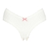 Brasile&ntilde;a en forma de V burn-out mesh, Blanco