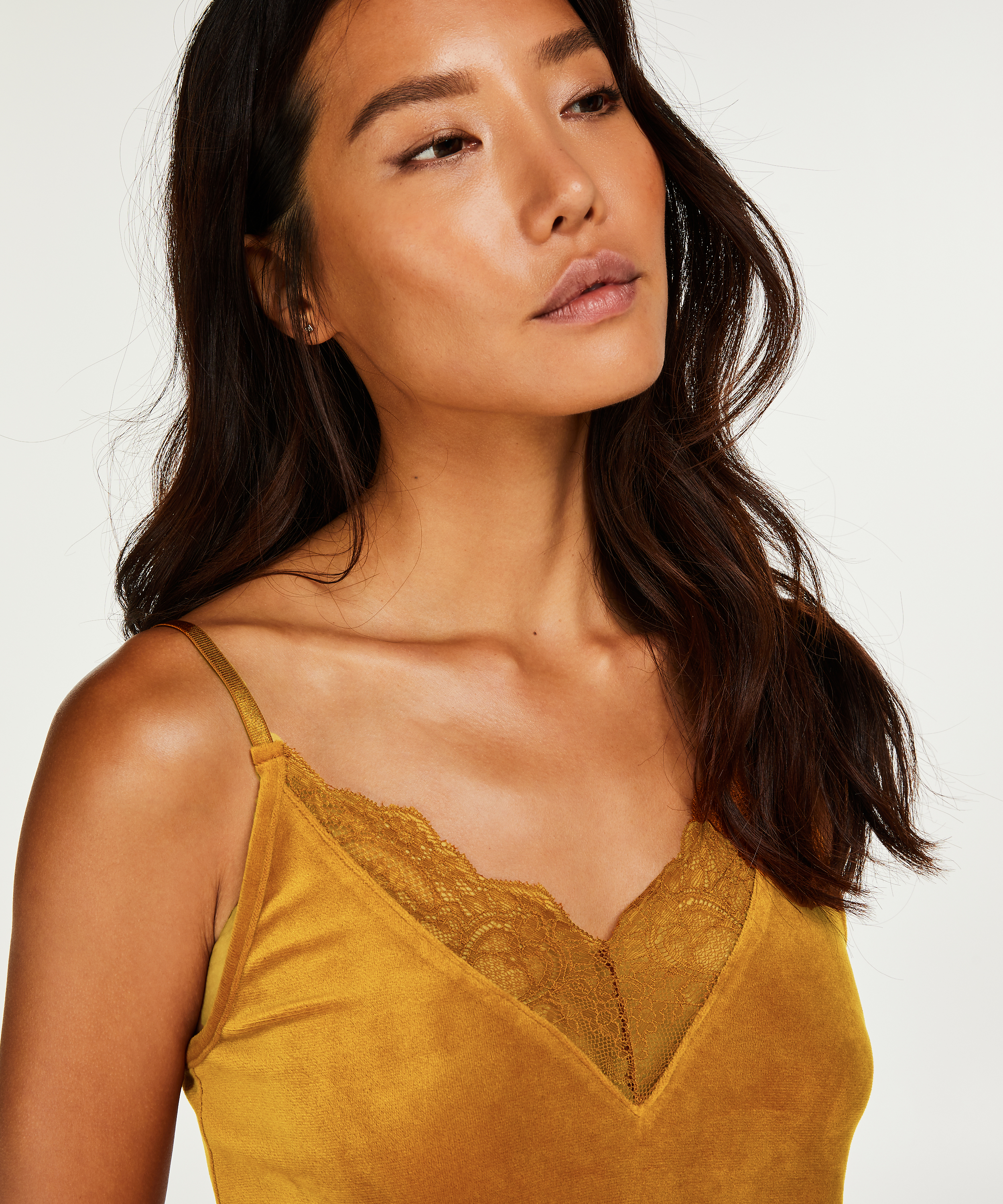Top Velours Lace, Amarillo, main