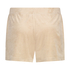 Short bolsillo de terciopelo, Beige