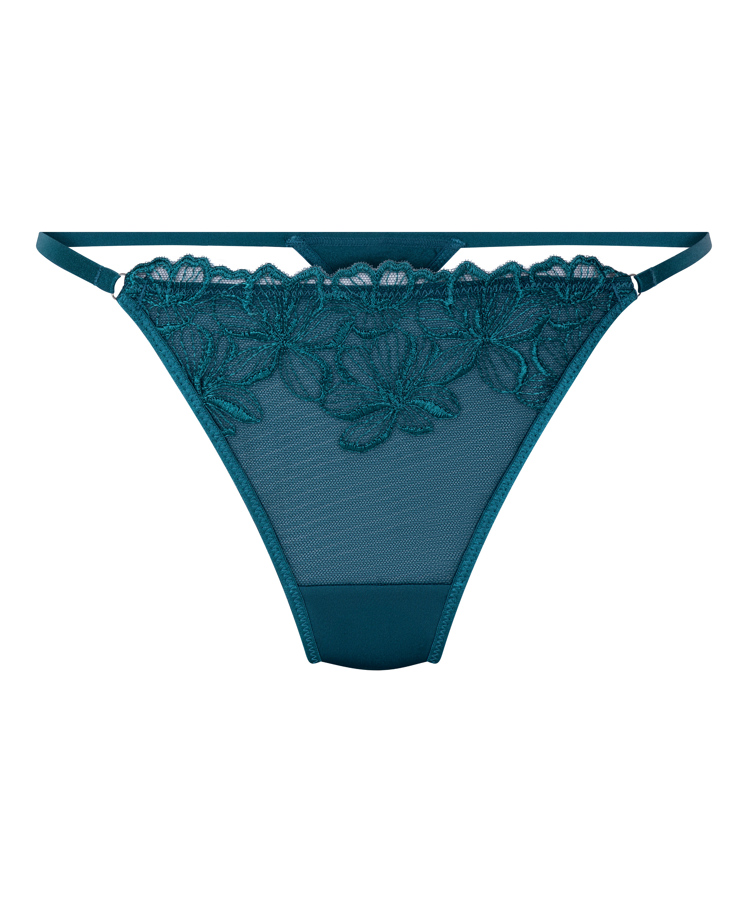 Tanga de pernera alta Margot, Azul, main