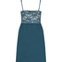 Vestido lencero Nora Lace, Azul