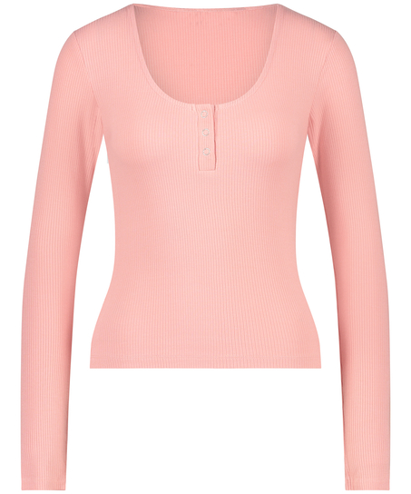Top de pijama Rib, Rosa