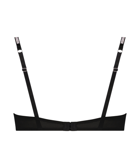 Sujetador con relleno y aros Beth, Negro