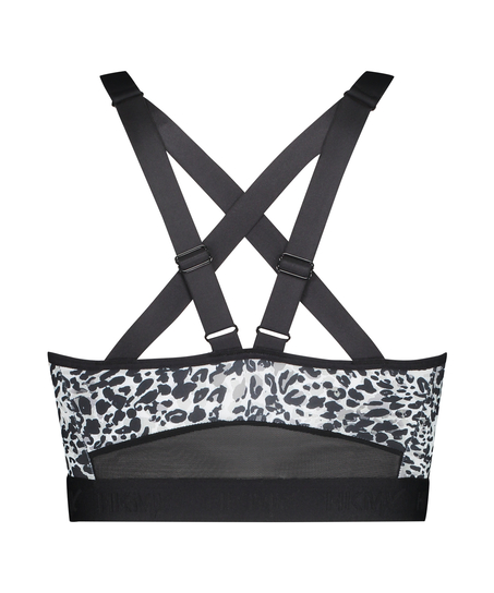 HKMX Sujetador deportivo The Pro Level 3, Negro