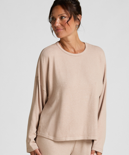 Top de pijama Jersey, Beige