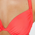 Top de bikini acolchado con aros Cairo, Rojo