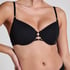 Top de bikini Holbox, Negro