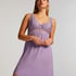 Vestido lencero Nora Lace, Morado