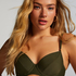 Top de bikini Luxe, Verde