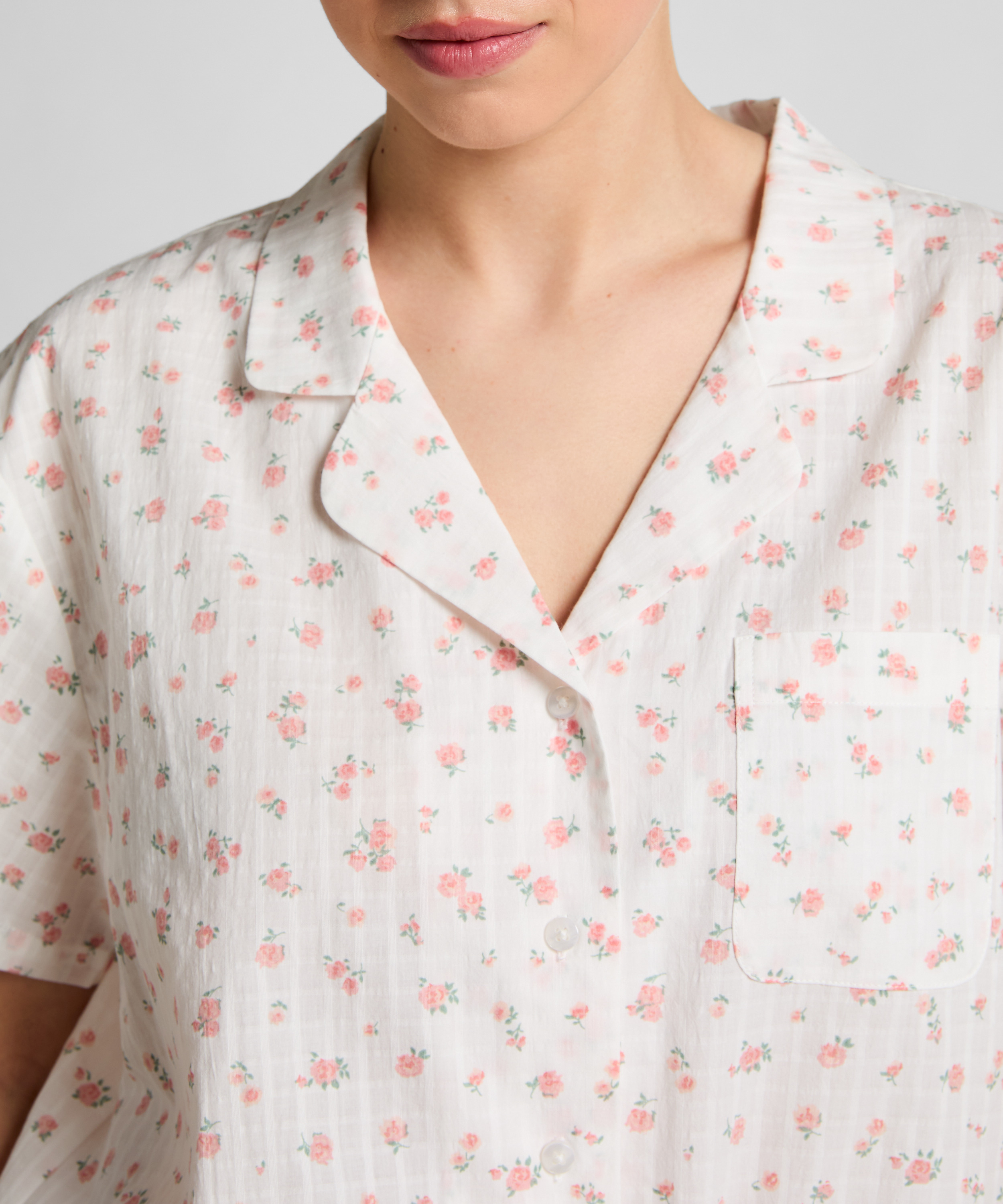 Chaqueta de pijama, Blanco, main