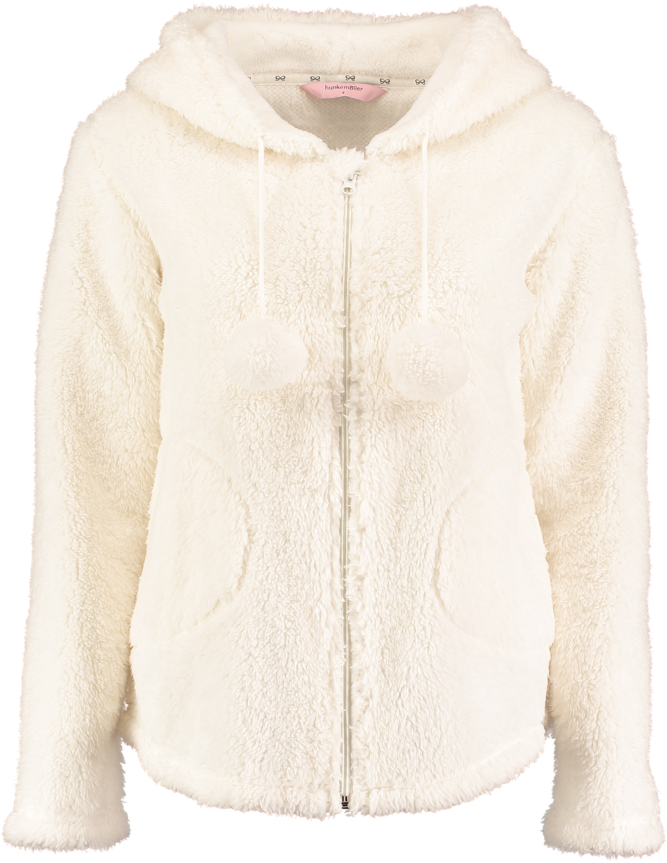 Jacket Ressy cardigown fleece, Blanco, main