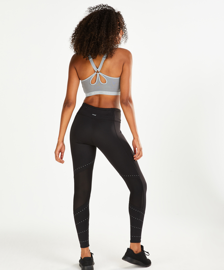 HKMX Sujetador deportivo The Pro Level 3, Gris