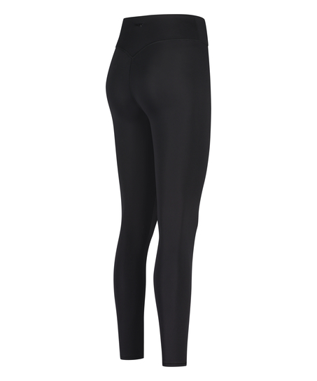 HKMX Leggings cruzados de talle alto, Negro