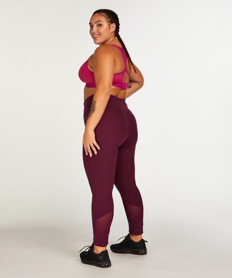 HKMX Mallas de cintura alta Oh My Squat, Morado