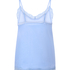 Camiseta top Velours Lace, Azul