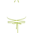 Top de bikini triangular Wild, Verde