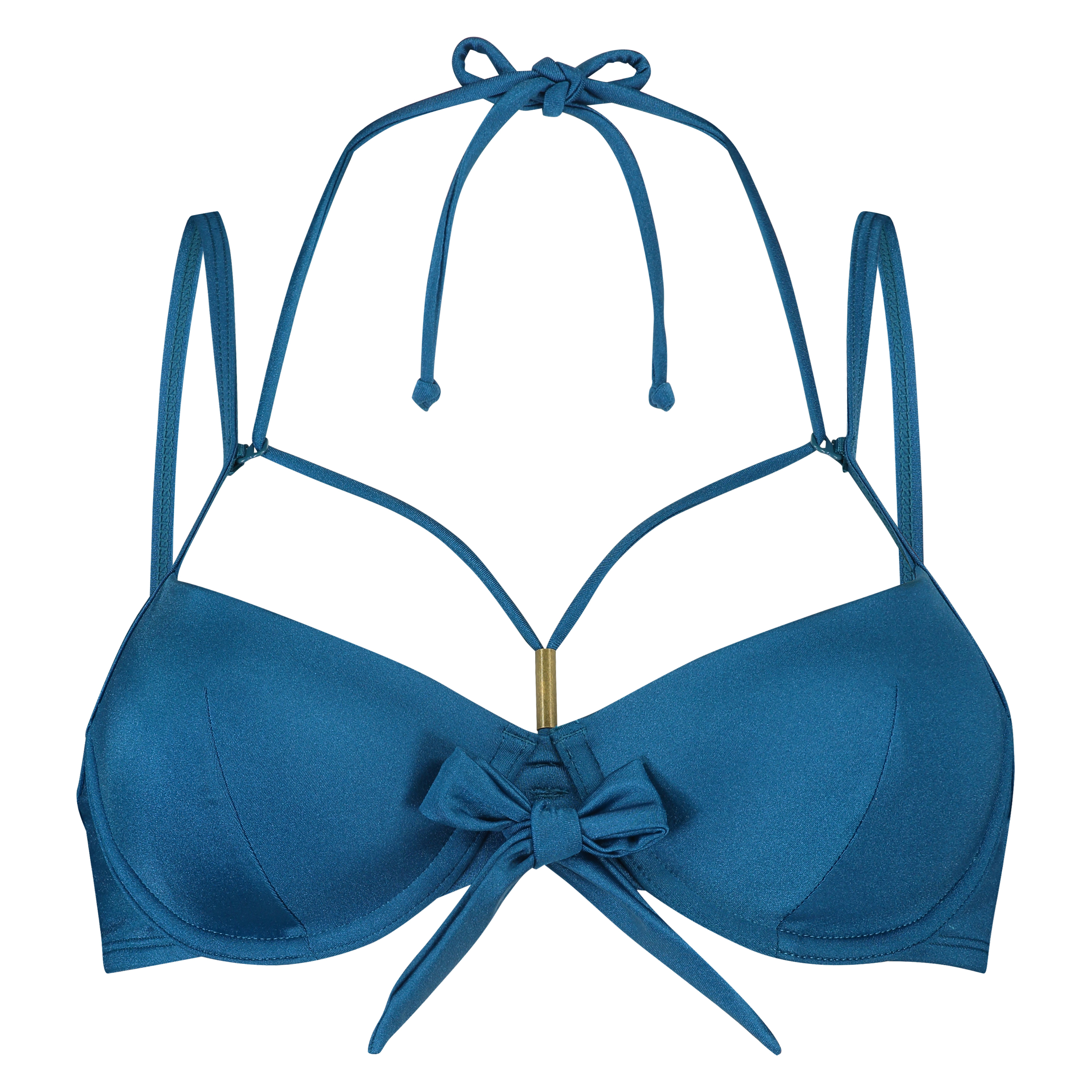 Top de bikini de aros preformado Sunset Dream, Azul, main