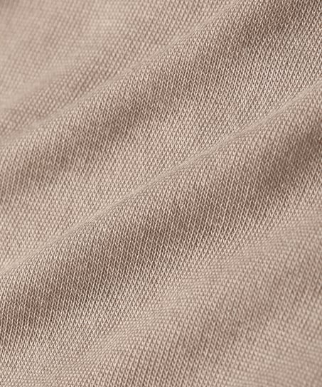 Camiseta super suave de cachemir con escote barco, Gris