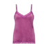 Camiseta top Velours Lace, Morado