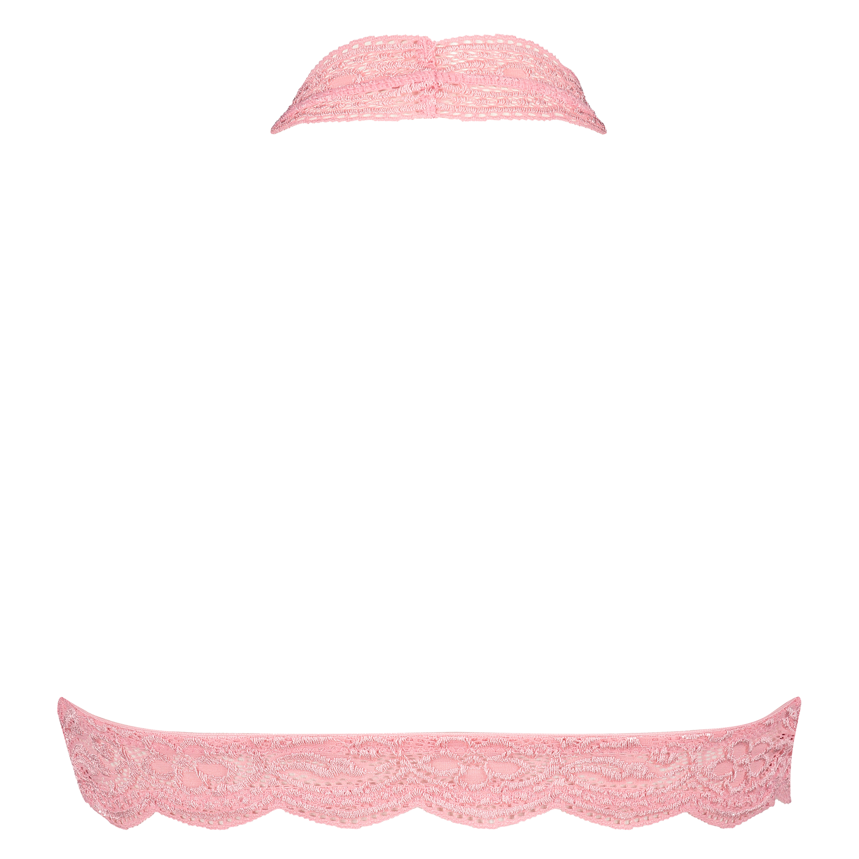 Sujetador bralette Halter Lace, Rosa, main