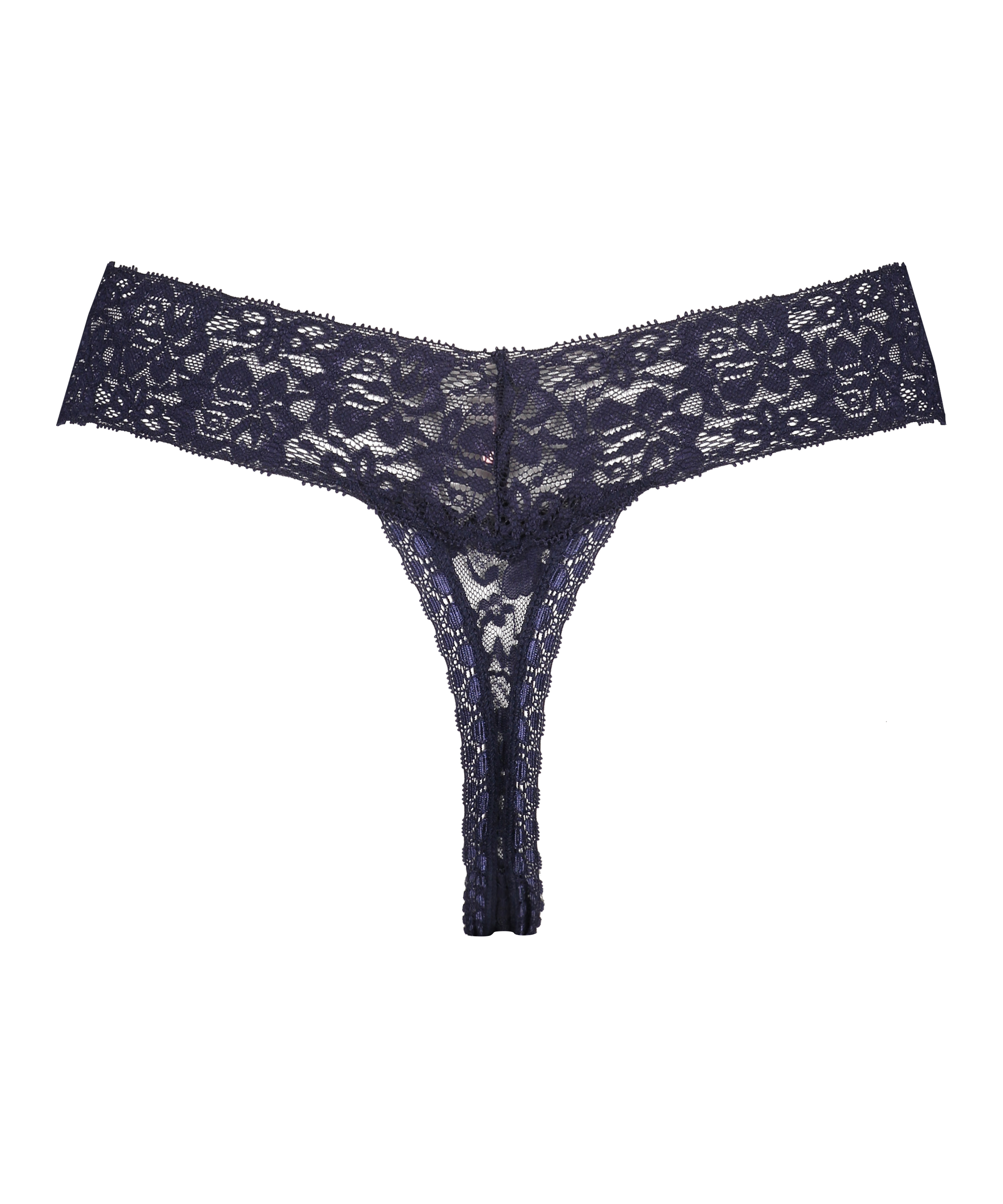 Tanga de corte ultra bajo en forma de V, Azul, main