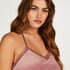 Top Velours Lace, Rosa