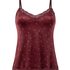 Camiseta top Velours Lace, Morado
