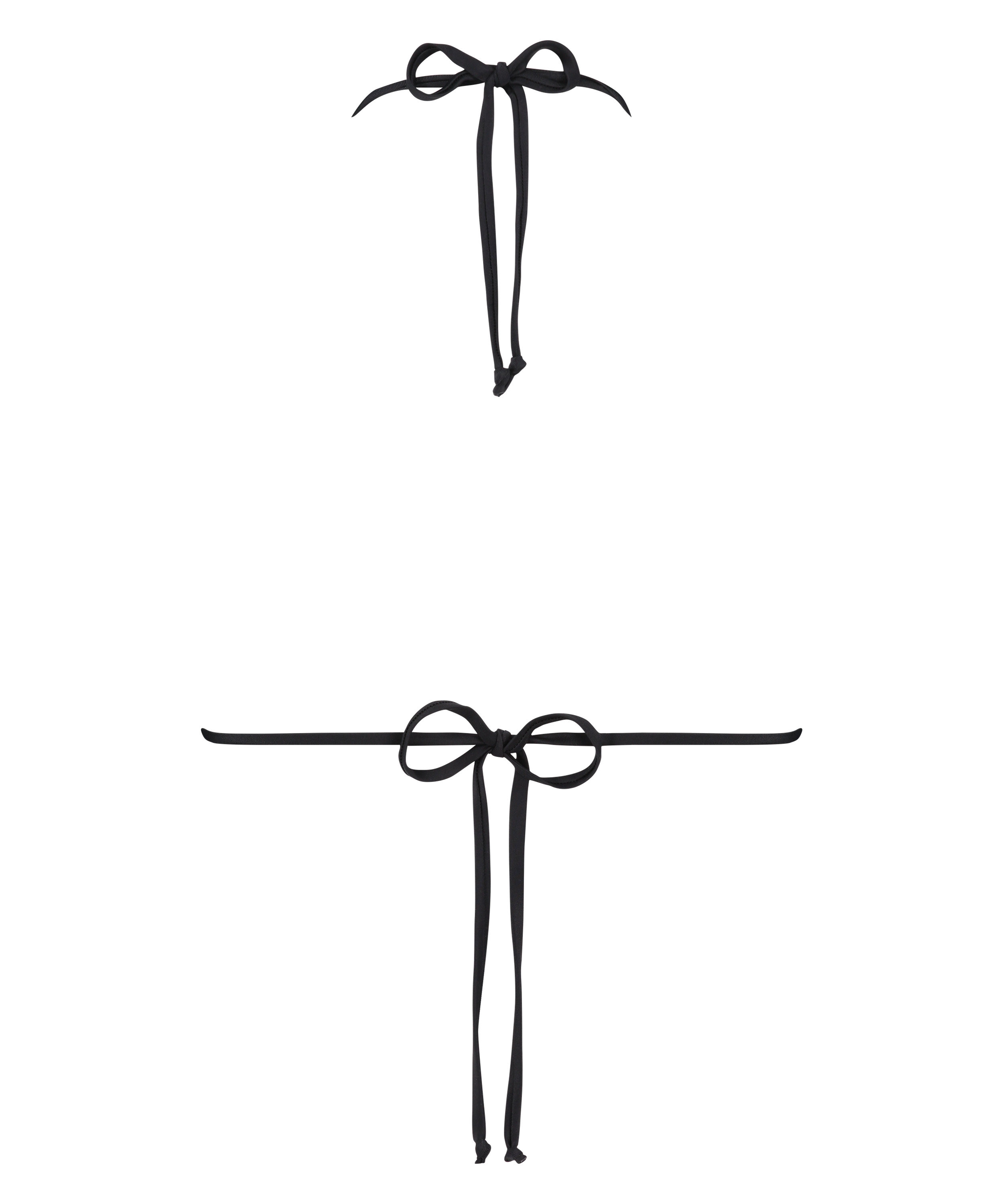 Top de bikini triangular Doha, Negro, main