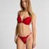 Sujetador de aros push-up acolchado Whiitney, Rojo