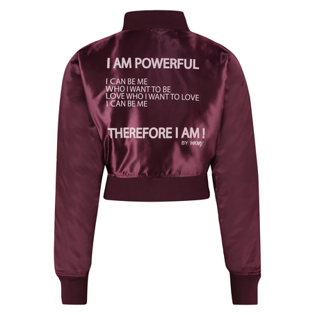 Chaqueta bomber de HKMX, Rojo