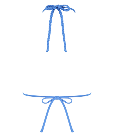 Top de bikini triangular Suze, Azul