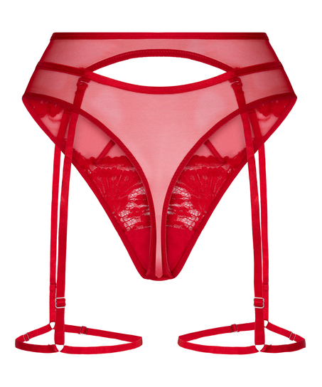 Tanga liguero Whitney, Rojo
