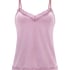Camiseta top Velours Lace, Morado