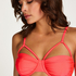 Top de bikini sin aros ni relleno Cairo, Rojo