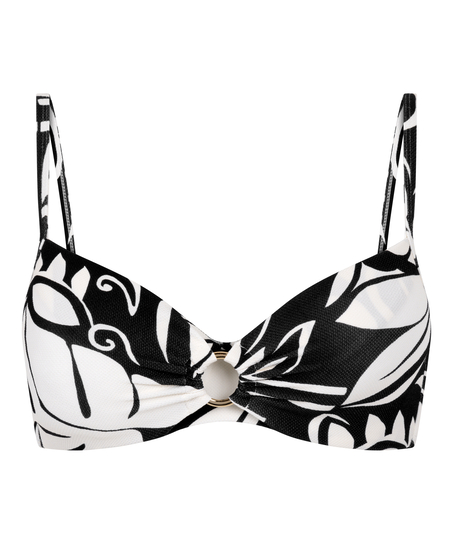 Top de bikini Mauritius, Negro