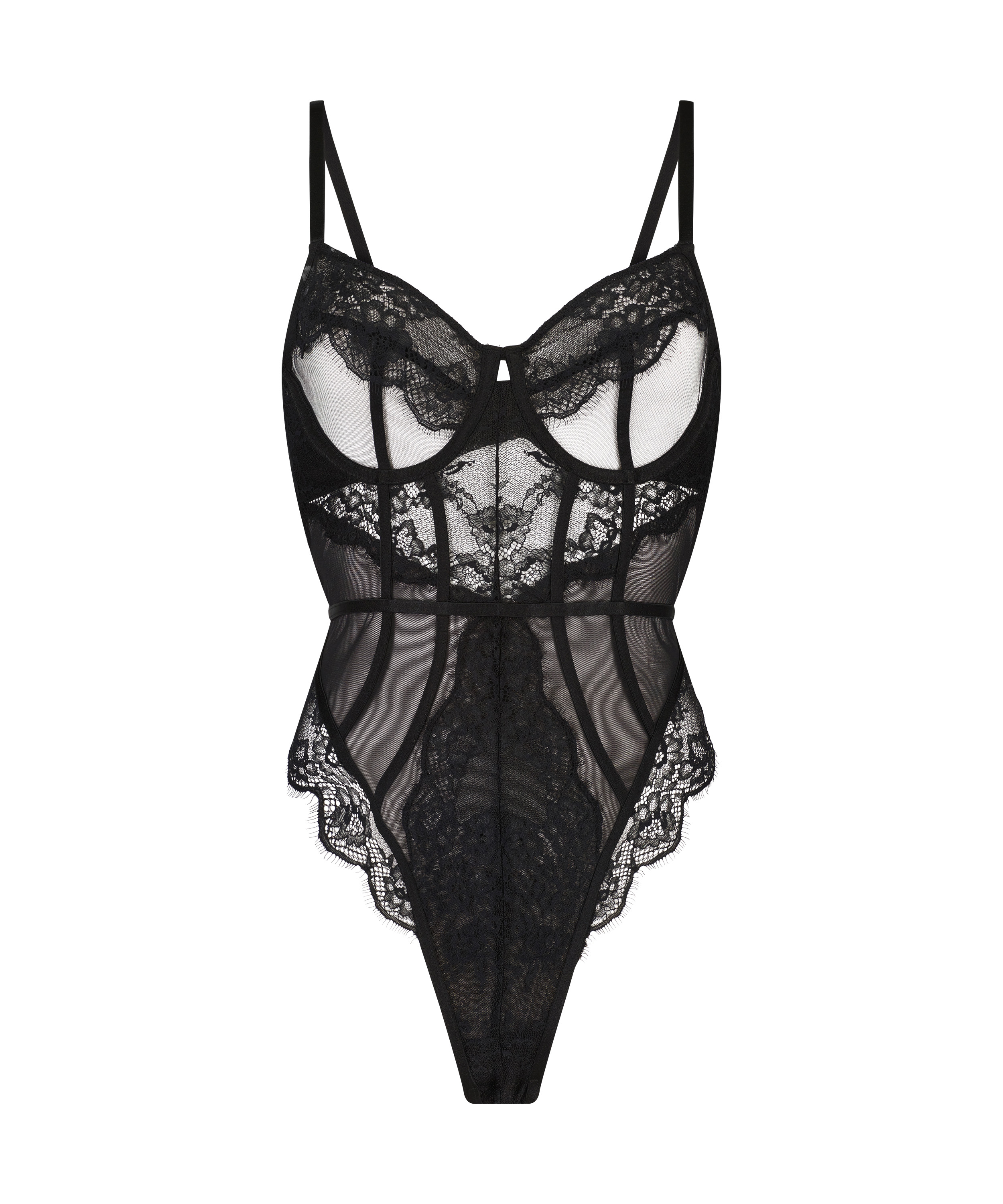 Body con aros Brie, Negro, main