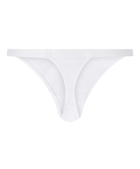 Tanga de algodón, Blanco