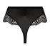 Tanga de corte algo Raine, Negro