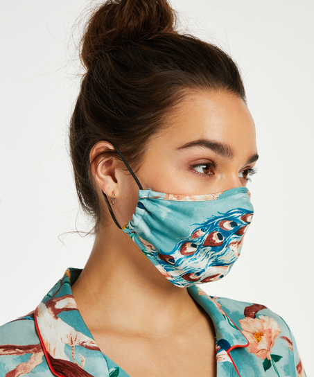 Mascarilla Print, Azul