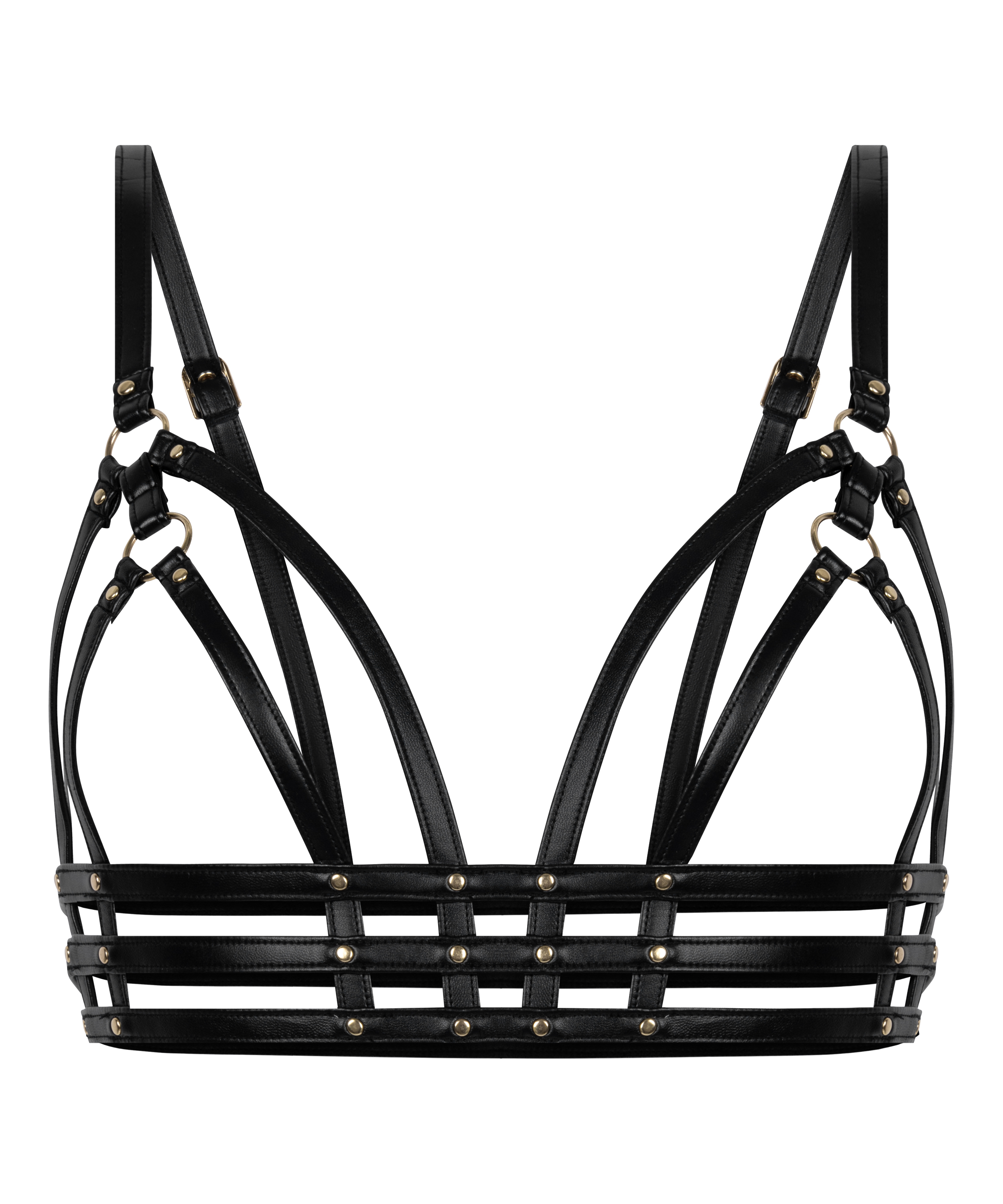 Bralette Cross, Negro, main