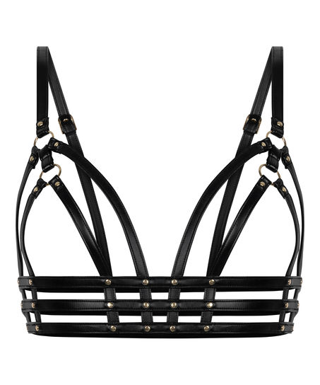 Bralette Cross, Negro