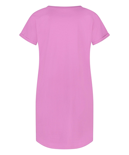 Camis&oacute;n de escote redondo, Rosa