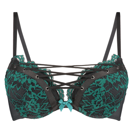 Sujetador de aros maximizador preformado Valdis, Azul