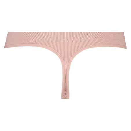 Tanga de punto sin costuras, Rosa