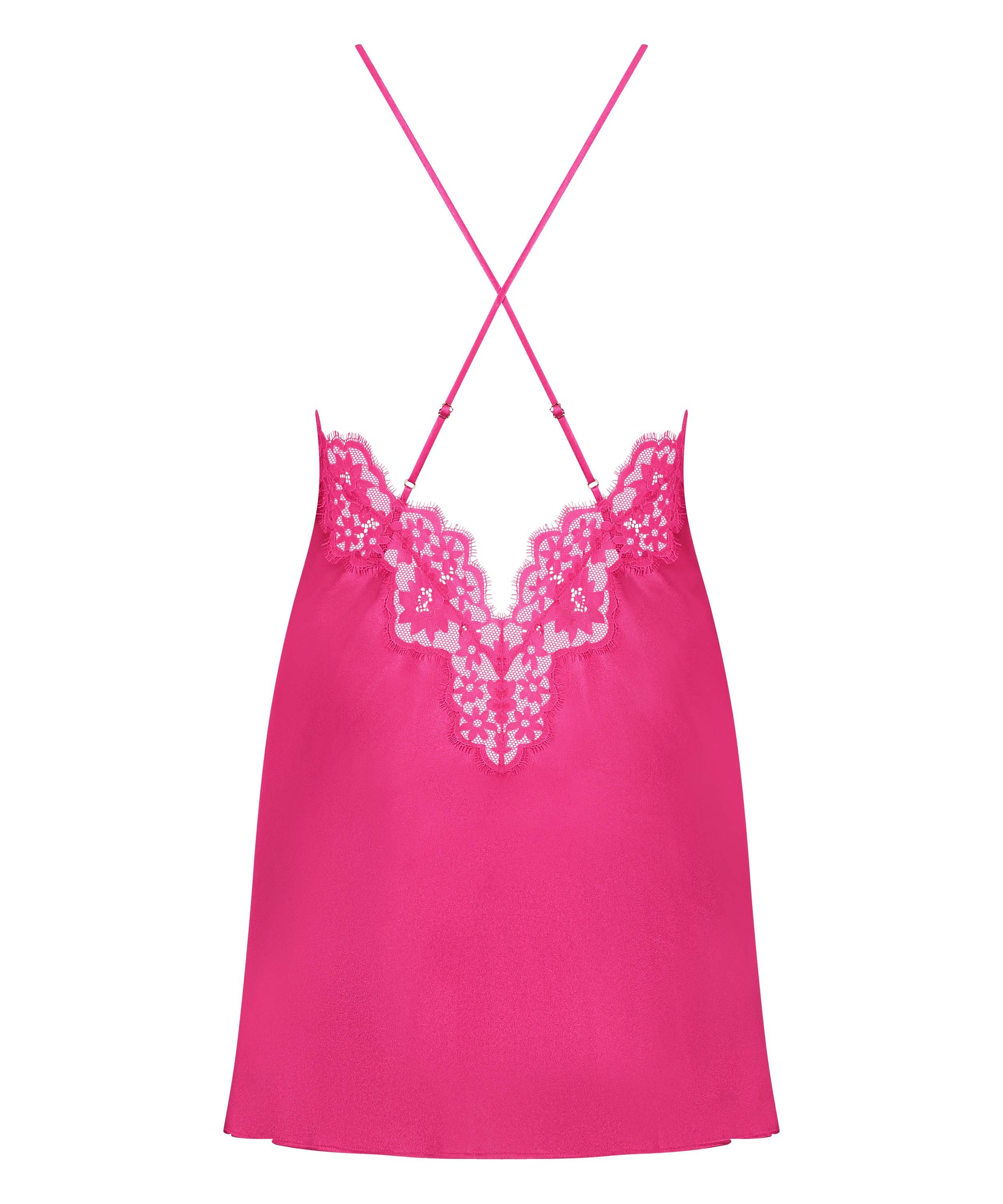 Vestido lencero Mya, Rosa, main