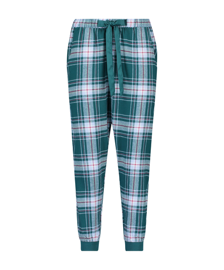 Pantal&oacute;n de pijama Petite Twill Check, Azul