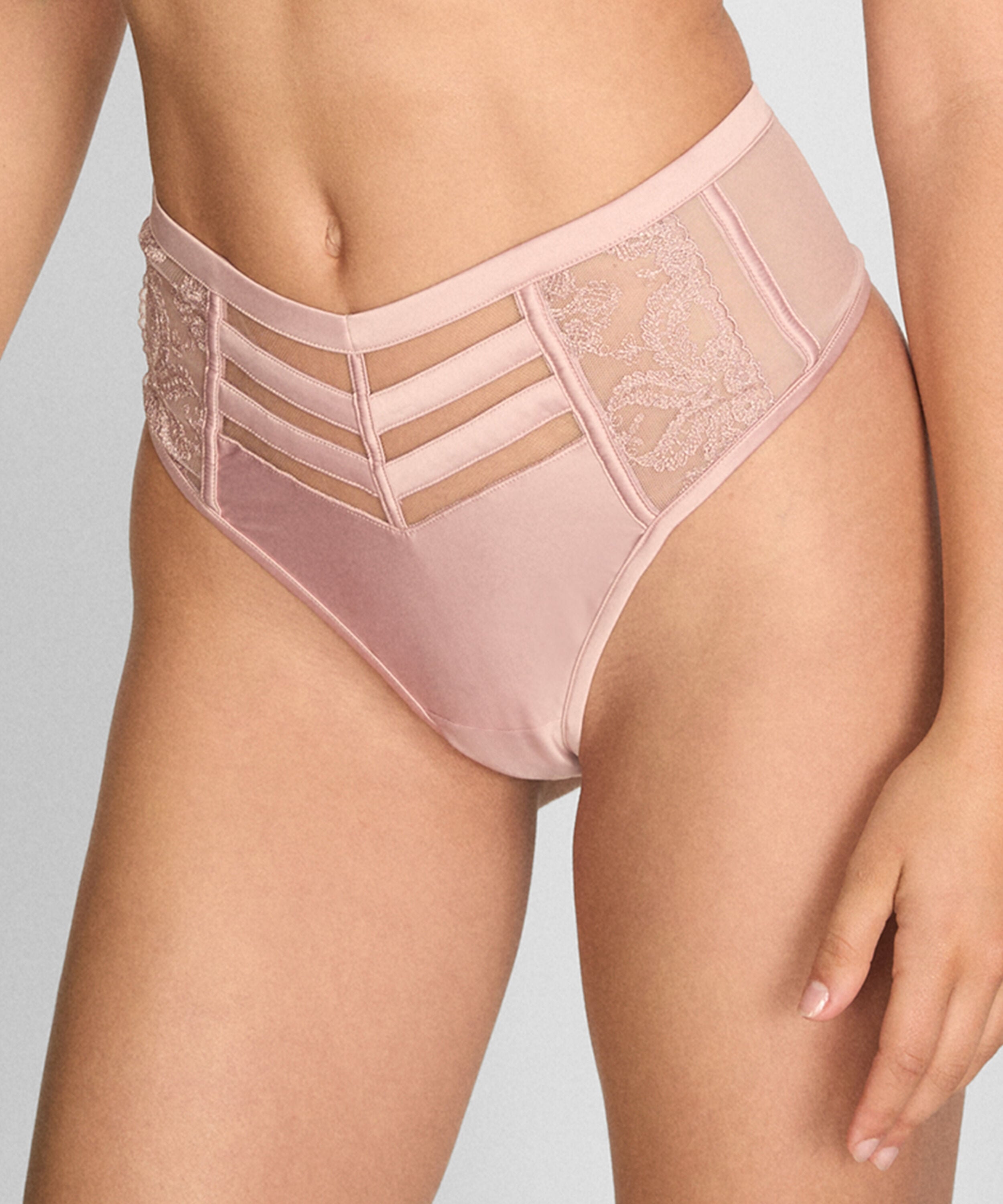 Tanga de corte alto Rosa, Rosa