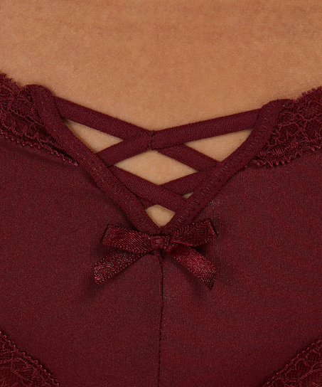 Brasileña en forma de V Vixen, Rojo