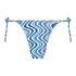 Braguita de bikini de tiro alto Hvar, Azul